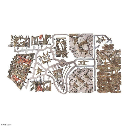 Dungeons & Lasers: PrismaCast Pre-Painted Terrain - Goblin Lair: Pre-Painted Board Game