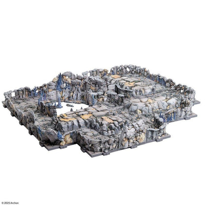Dungeons & Lasers: PrismaCast Pre-Painted Terrain - Rocky Caves: Pre-Painted Board Game