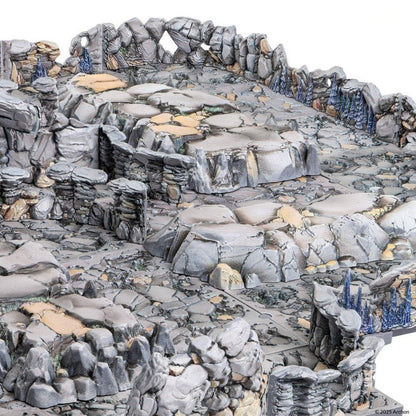 Dungeons & Lasers: PrismaCast Pre-Painted Terrain - Rocky Caves: Pre-Painted Board Game