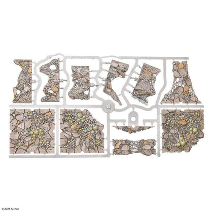 Dungeons & Lasers: PrismaCast Pre-Painted Terrain - Spider Nest: Pre-Painted Board Game