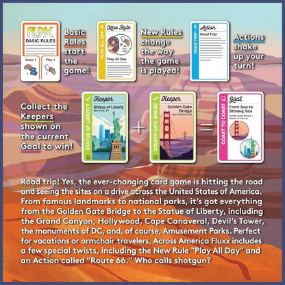 Fluxx Across America Fluxx Board Game