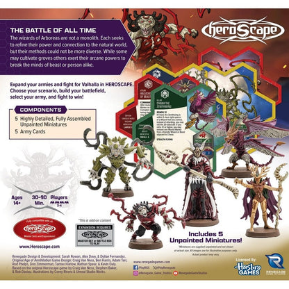 Heroscape - A Heroes of Arboreas Army Expansion Board Game