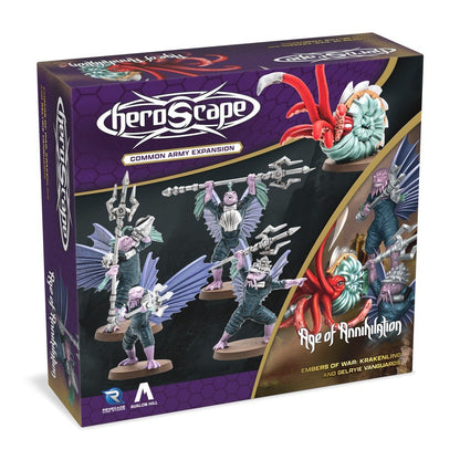 Heroscape - A Krakenling and Gelryie Vanguards Army Expansion Board Game