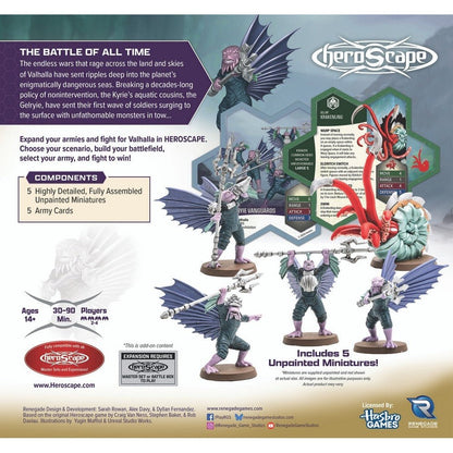 Heroscape - A Krakenling and Gelryie Vanguards Army Expansion Board Game