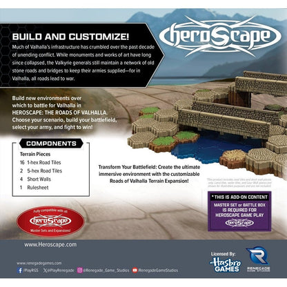 Heroscape - Roads of Valhalla Terrain Expansion Board Game