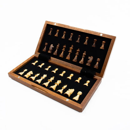 LPG Classics Wooden Magnetic Chess Set 30 cm Board Game