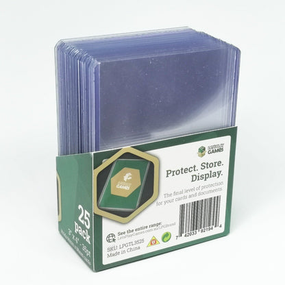 LPG Top Loaded Card Protector 3"x4" 35pt 25