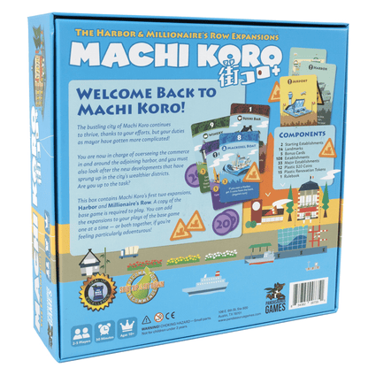 Machi Koro: The Harbor & Millionaire's Row Expansions Board Game
