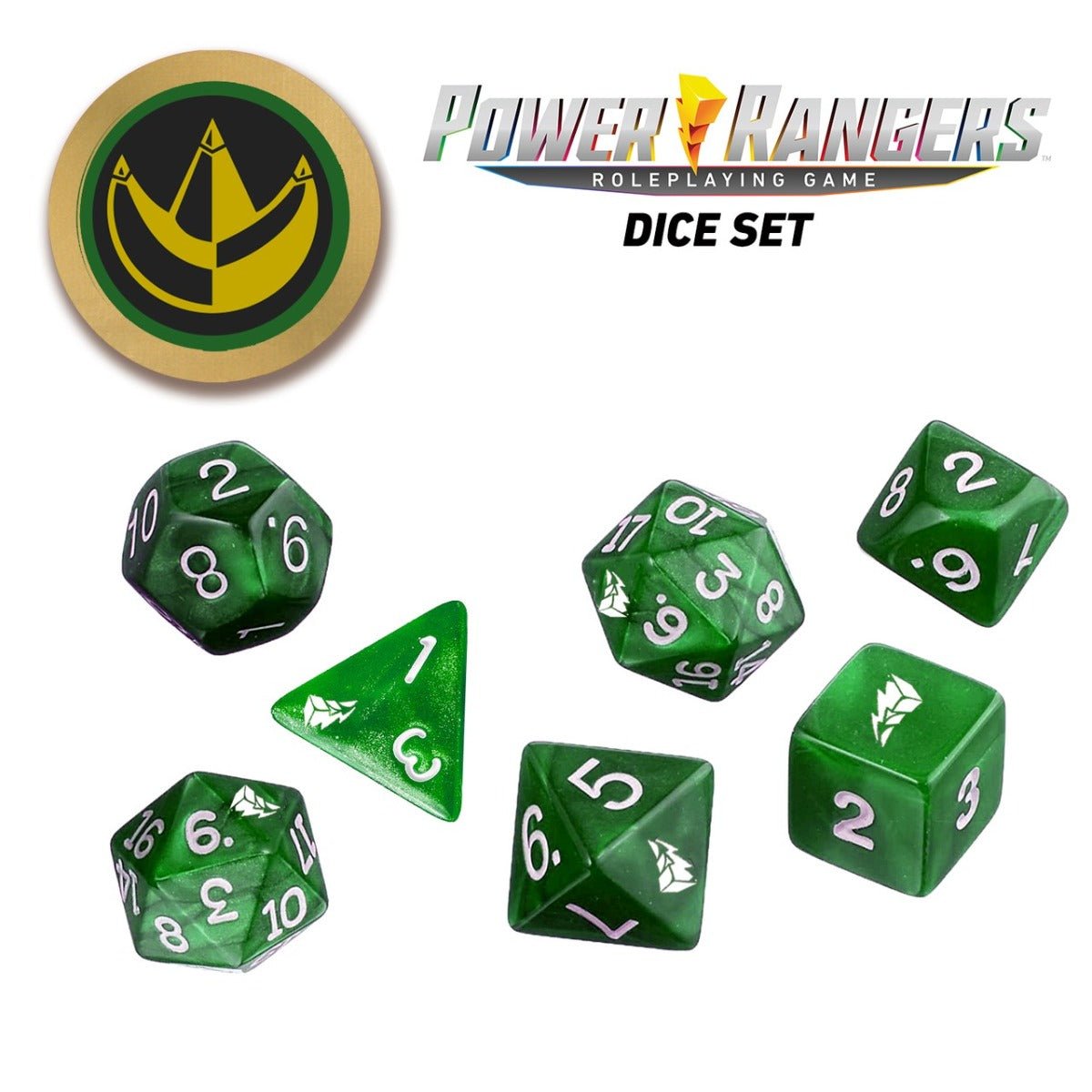 Power Rangers RPG Green Dice Set – SuperGamers