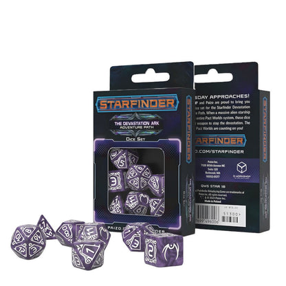 Q Workshop Starfinder Devastation Ark Dice Set 7