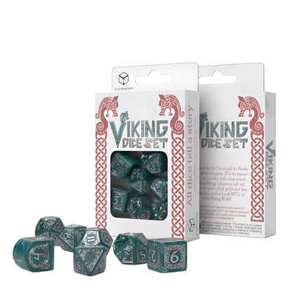 Q Workshop Viking Modern Mjolnir Dice Set 7