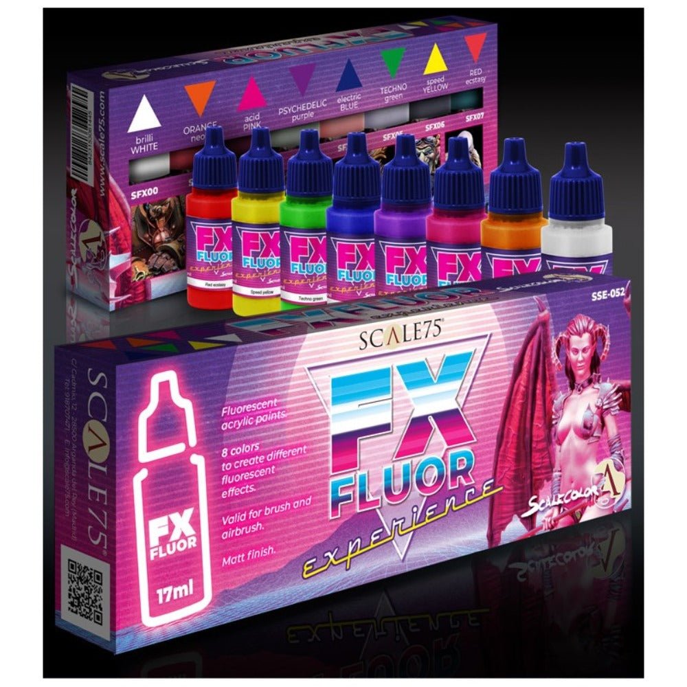 Scale 75 Scalecolor FX Fluor Experience Paint Set – SuperGamers
