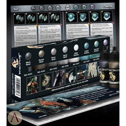 Scale 75 Scalecolor Metal n' Alchemy Steel Paint Set