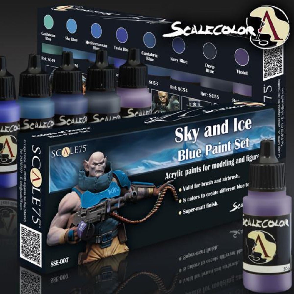 Scale 75 Scalecolor Sky and Ice Paint Set – SuperGamers