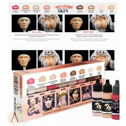 Scale 75 Scalecolor Velvet Skin Paint Set