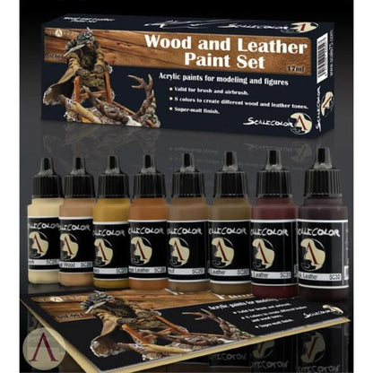 Scale 75 Scalecolor Wood and Leather Paint Set