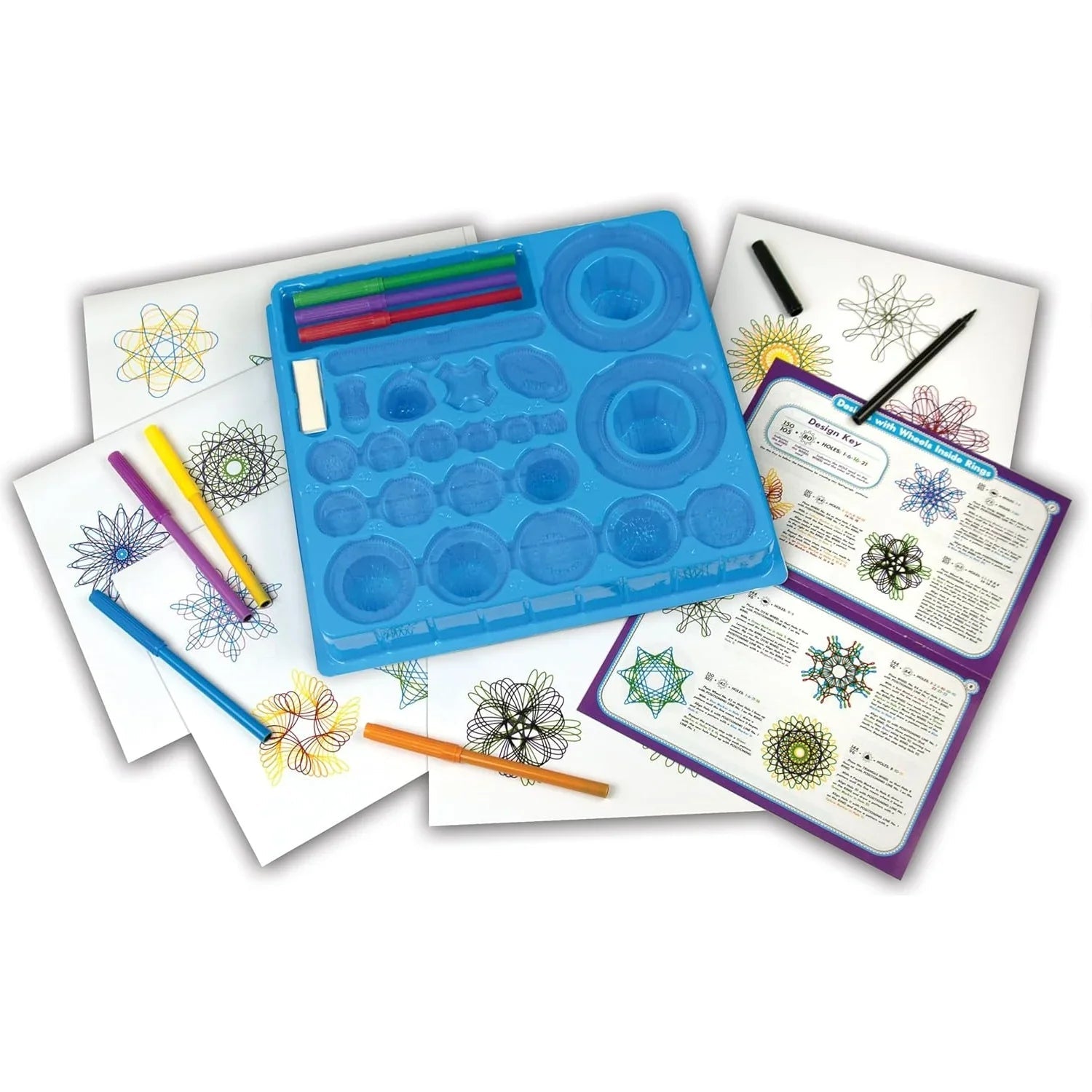 Spirograph The Original Drawing Set with Markers 5026175562025 - SuperOffice