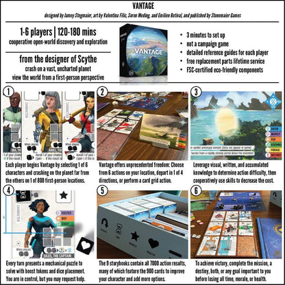 Stonemaier Games Vantage Board Game