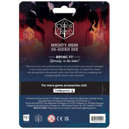 The Op Critical Role Mighty Nein 20-Sided Dice