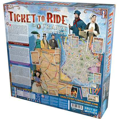 Ticket to Ride Map Collection Volume 6 – France & Old West Game
