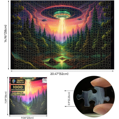 Trippy Puzzles - 1000 Piece Jigsaw Earthly Encounter
