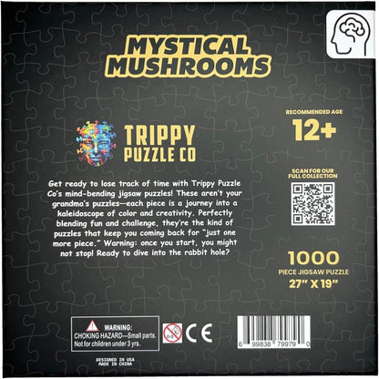 Trippy Puzzles - 1000 Piece Jigsaw Mystical Mushrooms