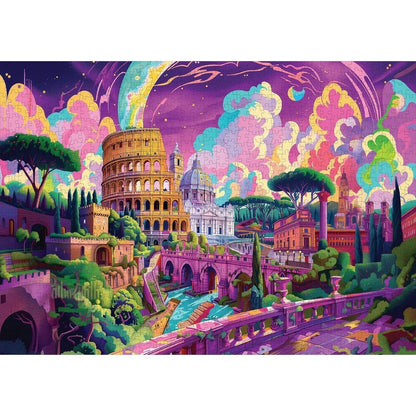 Trippy Puzzles - 1000 Piece Jigsaw Roman Riddle