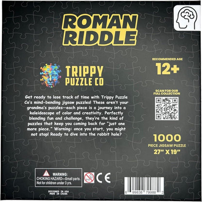 Trippy Puzzles - 1000 Piece Jigsaw Roman Riddle