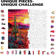 Trippy Puzzles - 300 Pce Wood Jigsaw Desert Daze