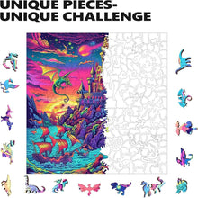 Trippy Puzzles - 300 Pce Wood Jigsaw Dragon's Dream