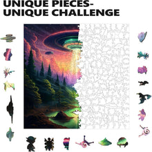 Trippy Puzzles - 300 Pce Wood Jigsaw Earthly Encounter