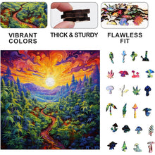 Trippy Puzzles - 300 Pce Wood Jigsaw Kaleidokush