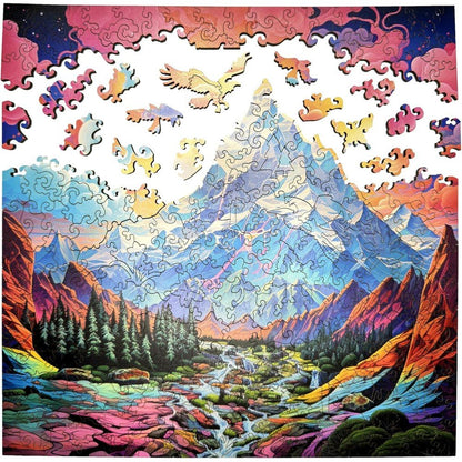 Trippy Puzzles - 300 Pce Wood Jigsaw Rocky Ridges