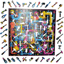 Trippy Puzzles - 300 Pce Wood Jigsaw Sci-Fi Sewer