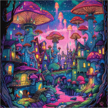 Trippy Puzzles - 300 Pce Wood Jigsaw Shroomopolis