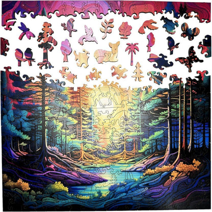 Trippy Puzzles - 300 Pce Wood Jigsaw Trippy Timber