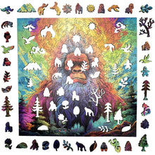 Trippy Puzzles - 300 Pce Wood Jigsaw Yeti Yonder