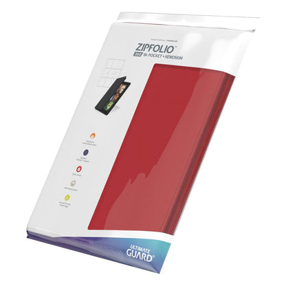 Ultimate Guard: Portfolio 18-Pocket XenoSkin ZipFolio 360 Red