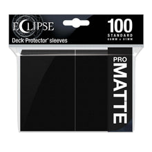 Ultra Pro: UP15613 Eclipse Matte Standard Sleeves 100 pack Jet Black