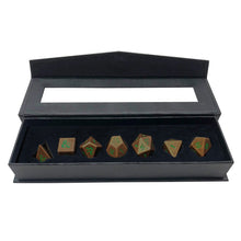 Ultra Pro: UP18781 D&D Heavy Metal 7 RPG Feywild Copper and Green Dice Set Dungeons & Dragons