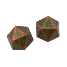 Ultra Pro: UP18782 D&D Heavy Metal D20 Feywild Copper and Green Dice Set 2 Dungeons & Dragons