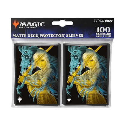 Ultra Pro: UP38585 Duskmourn 100ct Sleeves Alt Art Key Character Mythic 1 for Magic: The Gathering