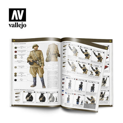 Vallejo Book: Colours of War Painting WWII & WWIII miniatures Book