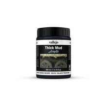 Vallejo Diorama Effects Black Thick Mud 200mL