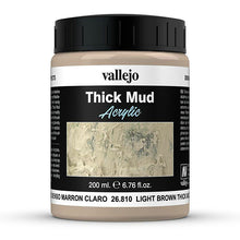 Vallejo Diorama Effects Light Brown Thick Mud 200mL