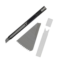 Vallejo Hobby Tools Slim Snap-Off Knife & 10 Blades