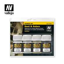 Vallejo Pigments Set Soot & Ashes 35mL