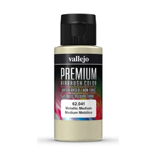 Vallejo Premium Colour Metallic Medium 60 mL