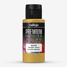 Vallejo Premium Colour Metallic Yellow 60 mL