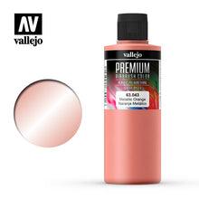 Vallejo Premium Colour Pearl & Metallics Metallic Orange 200mL